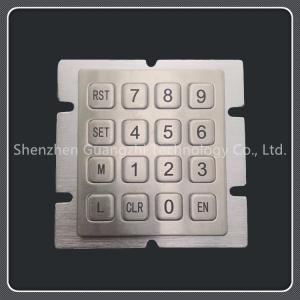 Wholesale Laser Engraved 4x4 Matrix Keypad Stainless Steel Material For Industrial Equipment from china suppliers