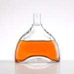 Aluminum Plastic PP Collar Material 700ml Brandy Glass Bottle for Custom Design