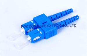 Wholesale SC SM 9 / 125um 3.0mm duplex fiber optic connector For WAN And LAN from china suppliers