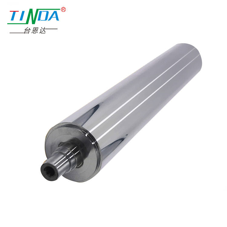 Polished Aluminium Conveyor Rollers For Converting Equipment Long Lifespan