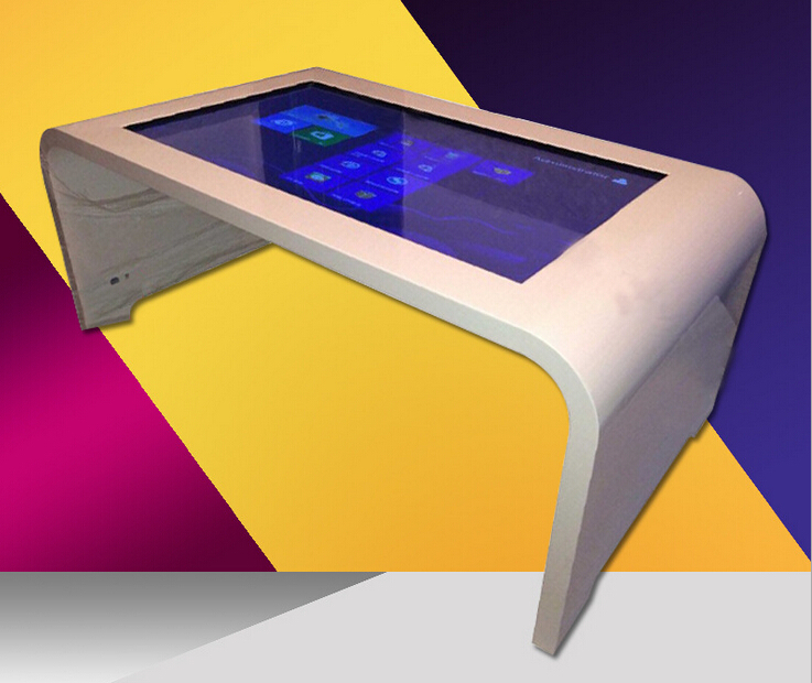 standing 43" inch all-in-one multi touch monitor interactive information advertising LCD kiosk with Android/Win11 OS