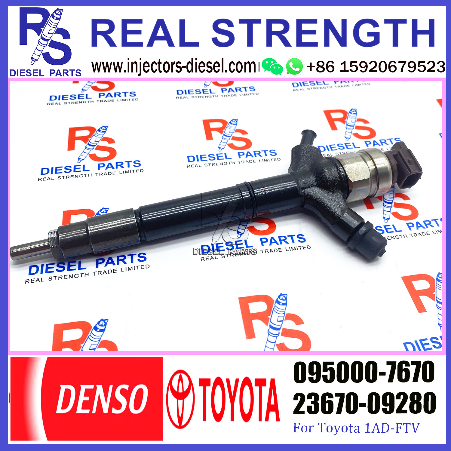 Common Rail Injector 23670-0R190 23670-0R030 23670-0R140 095000-7670 in stock