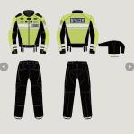 Reflective Jacket Police Hi Vis Vest Outdoor Traffic Police Cycling Uniform Suit