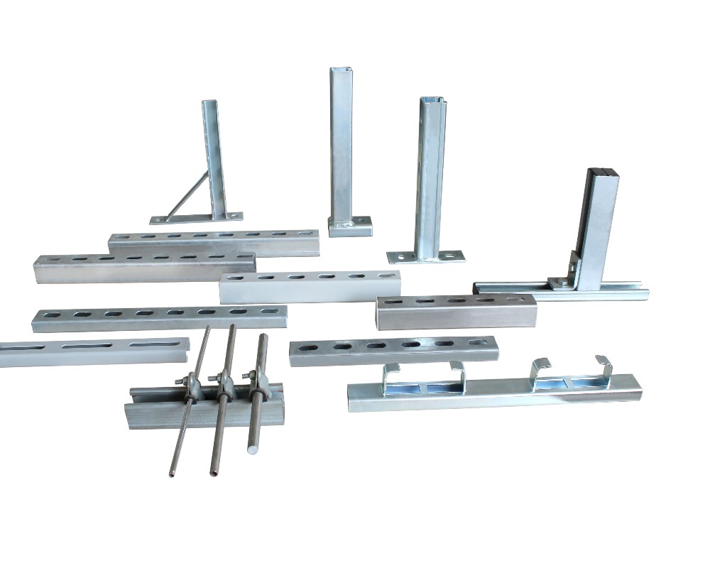 3 Inch Mild Carbon Steel C Channel Slotted Hot Dip Galvanized Strut Perforated Metal