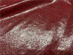 Shining Snake Skin Embossed Pu Leather 0.65mm Thickness For Ladies Jacket /