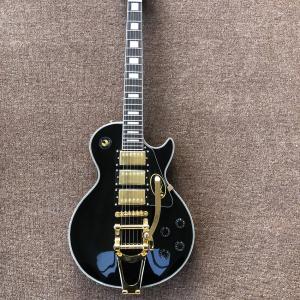 Wholesale Custom Electric Guitar with Rosewood Fingerboard White Binding Gold Hardware Bigsby Tremolo from china suppliers