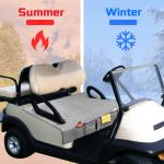Overheat Protection Golf Heating Pad For Golf Cart Heating Seat Cushion Washable