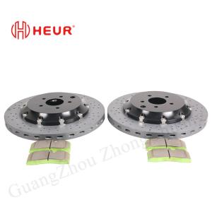 Wholesale Heur Brake Carbon Ceramic Disc For Nissan Gt R35 Replacement 380*28mm Rear Set from china suppliers
