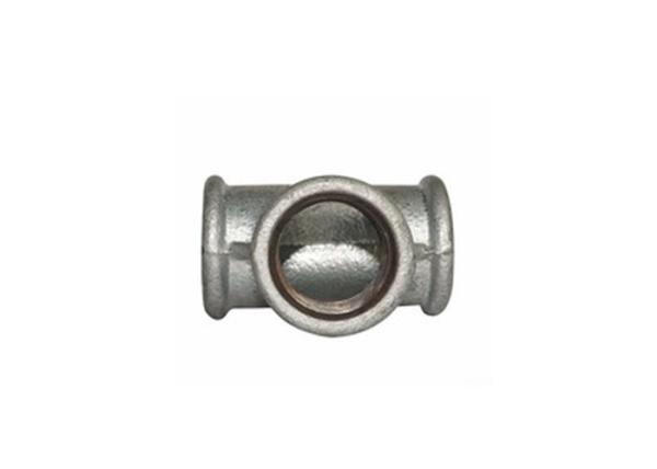 Customized Size Black Malleable Iron Pipe Fittings Equal 90 Degree Tee DIN