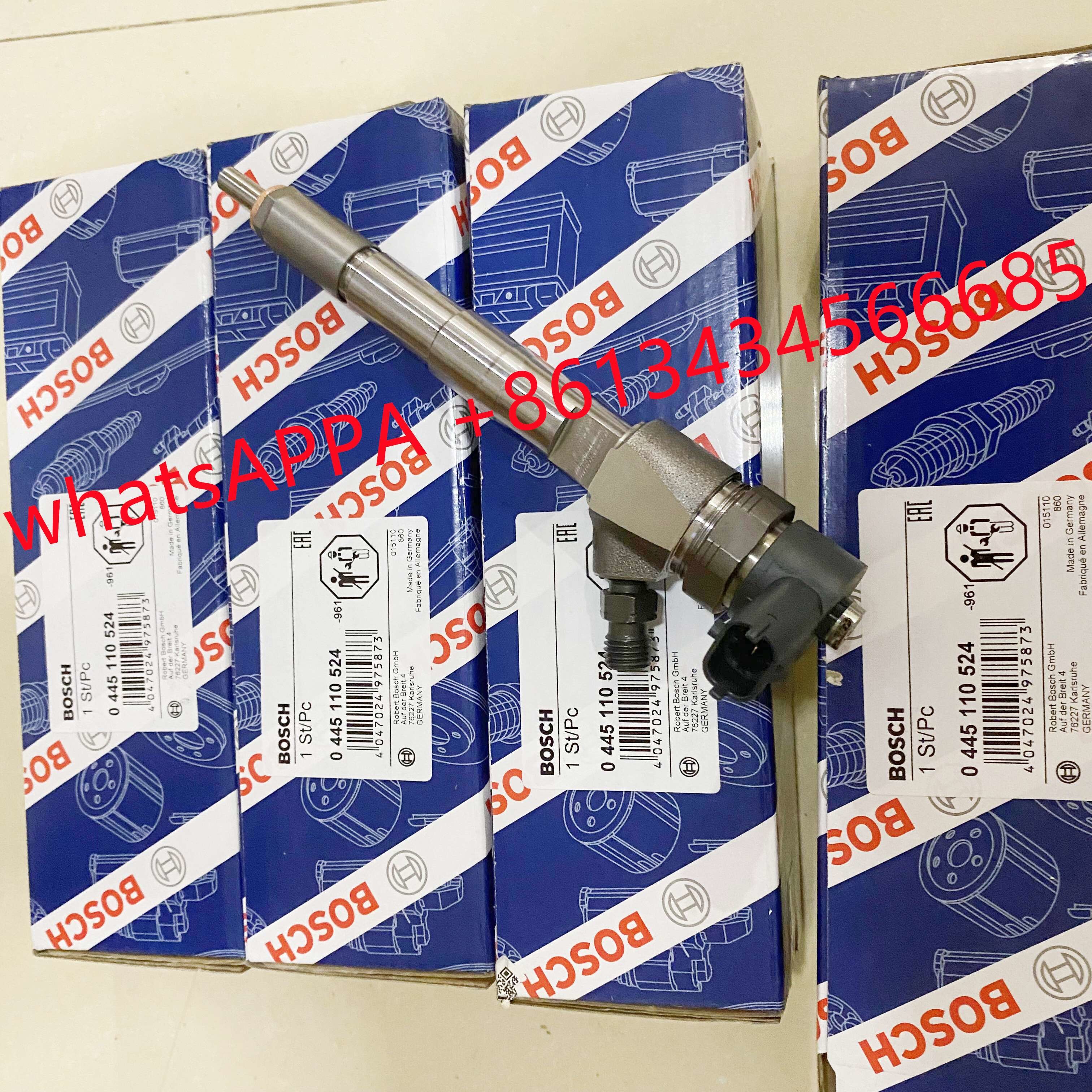 Common Rail Nozzle DLLA152P1661 For Diesel Fuel 0445110300 0445110524 Injector FI-FA
