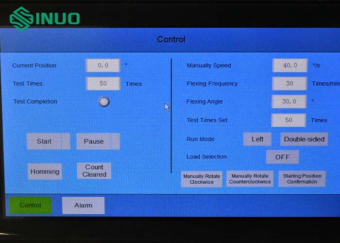 IEC 60598-1 Article 4.14.3 Power Cord Flexibility Test Equipment Bending Resistance Test