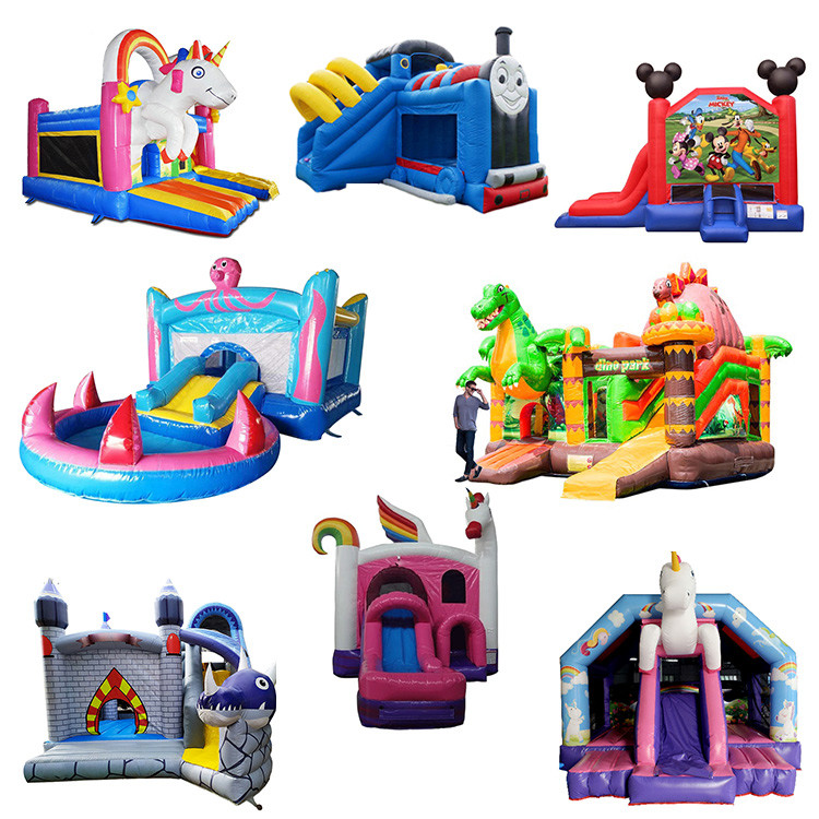 Kids PVC Tarpaulin Paw Patrol Inflatable Bounce House With Slide
