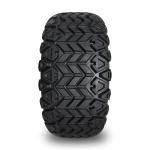 Golf Cart 22 inch All Terrian Tire and 14 inch Machined Black Aluminum Wheel