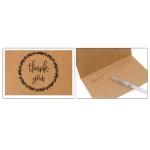 Kraft Paper Card Blank Sleep Aid Items Scent Brown Wedding Favour Gift Greeting