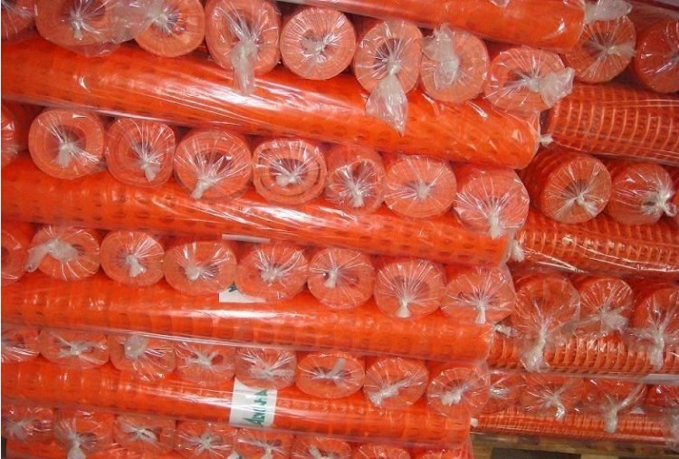 Orange Road Barrier Plastic Safety Fence High Density Polyethylene Founded