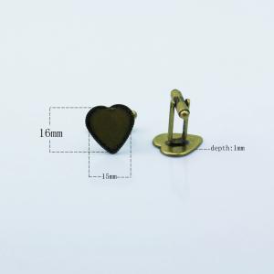 Wholesale Heart shape cufflink for promotion gift/Special cufflinks with good quality from china suppliers