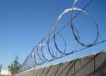 High Strength Barbed Concertina Wire, Concertina Razor Wire 20cm Aperture