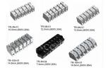 2-16 Poles 600V Feed Through Terminal Block 20A Brass Clamp Cage