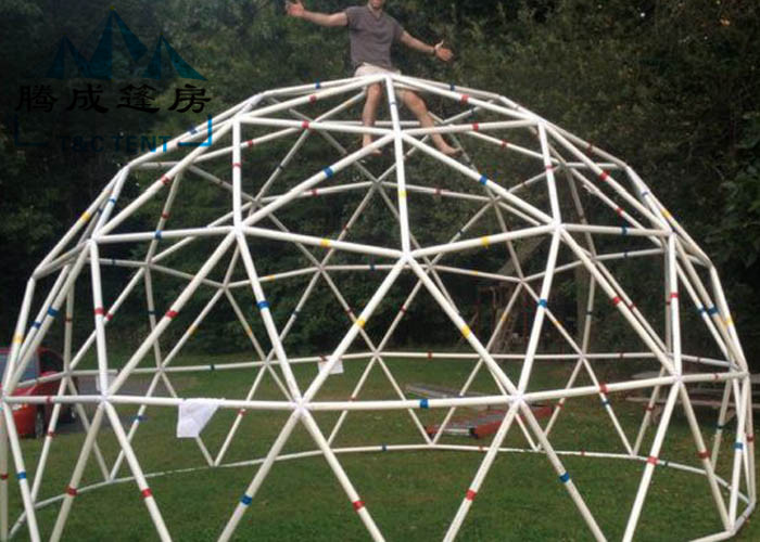 Light Frame Steel Structure Portable Dome Tent , Dome Shaped Tent 10M/20M/30M