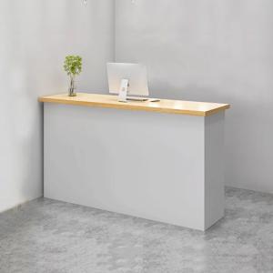 Wholesale Small Nail Salon Front Desk White Wooden 1000Hmm Reception Counter Table from china suppliers