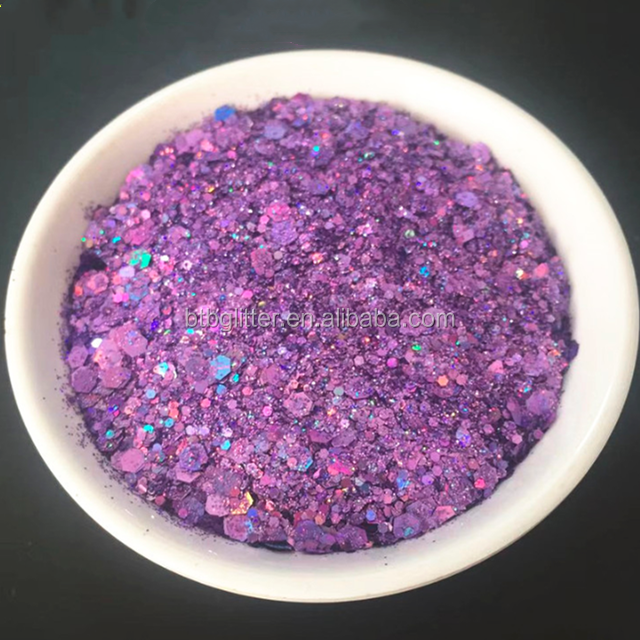 Thousand Choices Offered Glitter Shape Chunky Glitter 1 Kilo of Each Glitter for Christmas Celebration