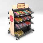 8 Tier Wire Rack Snack Food Retail Shop Stand Candy Display Rack Strong