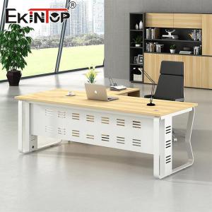 Wholesale Wooden Material Employee Office Desk Modern Style Solid Oak Desk from china suppliers