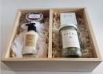 Delicate Handmade Wooden Tray , Painted Wooden Serving Trays For Perfume Gift