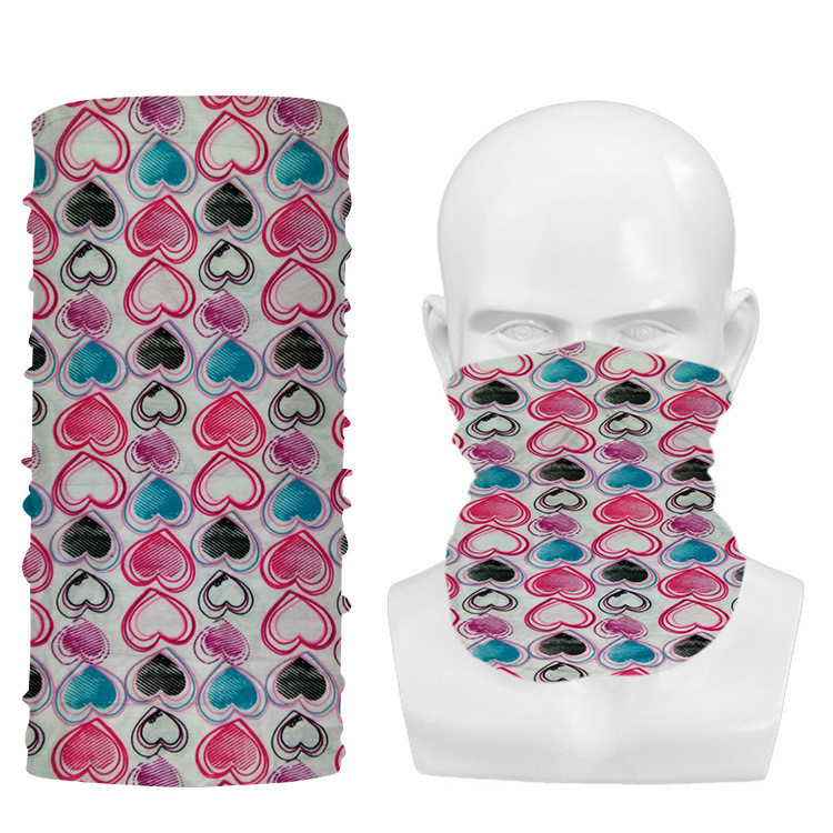 Multifunctional Camo Cartoon Tube Face Seamless Magic Scarf