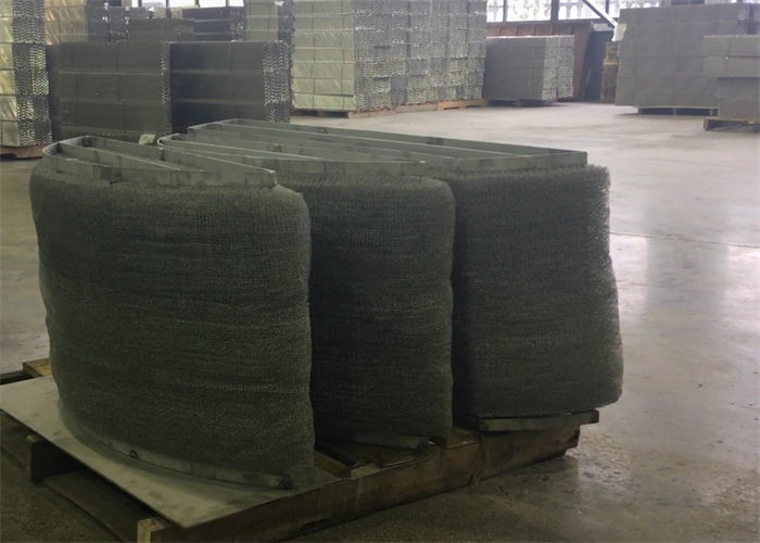 122psia 5um Droplet Mesh Pad Demister Acid Resistant Low Pressure Drop