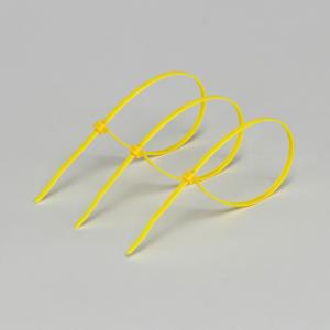 China Multi Purpose Yellow Nylon Cable Ties 3.6mmX250mm Self Locking Nylon 66 Cable Ties on sale