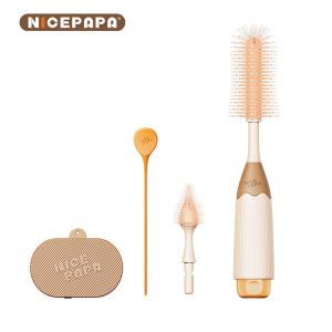 Wholesale 2-In-1 Cleaner Storage Three-Piece Silicone Bottle Brush Nipple Brush Other Baby Supplies Set Of Baby Accessories from china suppliers