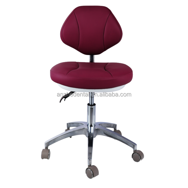 Big Cushion Dental Assistant Nurse Stool Comfortable Backrest Custom Dentist Stool