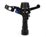 Black 3/4 Inch Irrigation Impact Sprinklers 360 Degree Impact Lawn Agriculture