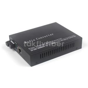 China Gigabit WDM SM 1310nm 1550nm 10/100/1000M Bidi 20KM SC Media Converter on sale
