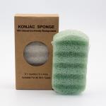 Wave Shaped Natural Soft Organic Skincare Body Bath Konjac Sponge