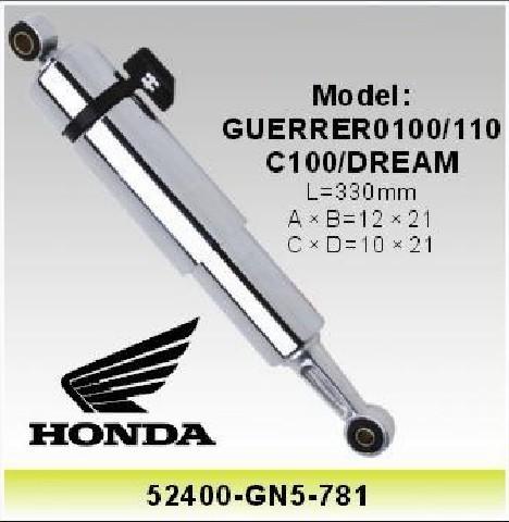 Honda Guerrero 100 110 C 100 Dream Motors Rear Shock , Oem 52400-GN5-781 330mm