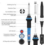 LCD Display 60w 26cm Length 30s Heating Wire Soldering Kit