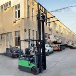 Used Toyota 1 Ton Electric Forklift 48V Fork Length 1070 Warehouse Material