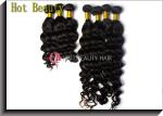 Curly Virgin Brazilian Remy Human Hair Extensions Natural Brown Color
