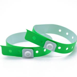 Wholesale Entertainment Wristbands Plastic Bracelets L-Shaped Labeling Bands Disposable PVC Wristbands Conference Tickets from china suppliers