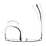 OEM Titanium Frame Glasses Anti Allerg Corrosion Resistant For Men
