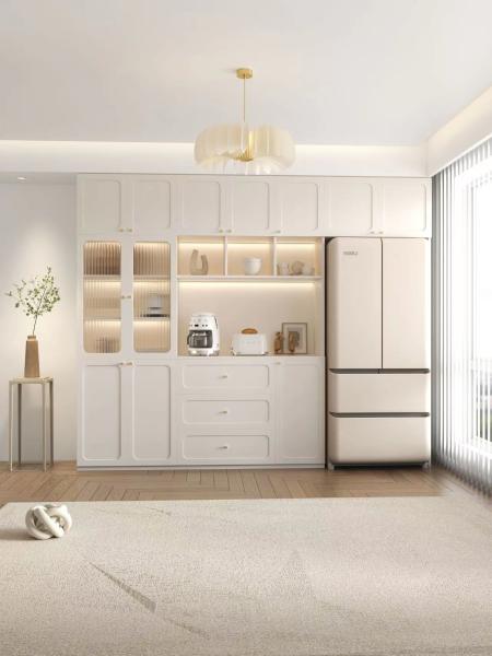 Hotel Restaurant Luxury Sideboard Cabinets Integrated Wall Embedded Refrigerator