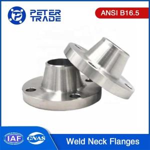 Wholesale Stainless Steel Weld Neck Flanges A182 304/316L WNRF Raised Face and Flat Face ANSI B16.5 Class 150 from china suppliers