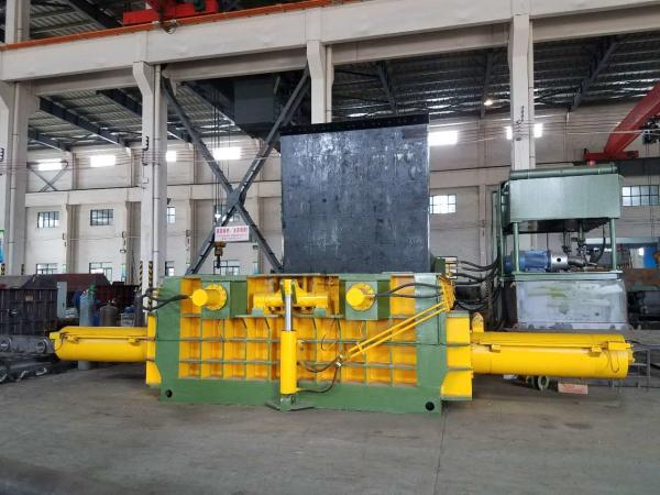 Scrap baling Machine / Hydraulic Metal Baler For Waste Aluminum , Stainless