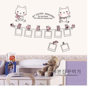 Wholesale Cartoon Cat Removable Wall Stickers Uv Resistant 60x90cm from china suppliers