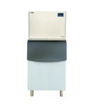 220V 50Hz Water Cooled Ice Machine High Efficiency 760 * 820 * 1730MM