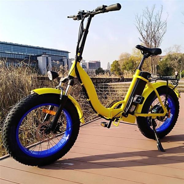 Range 50 - 60km Womens Electric Bike / 20 Inch Electric Bicycle Motor Power 48V