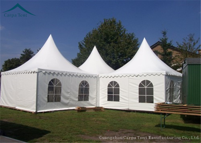 Water Resistant Pagoda Tents Western Style With Clear Windows