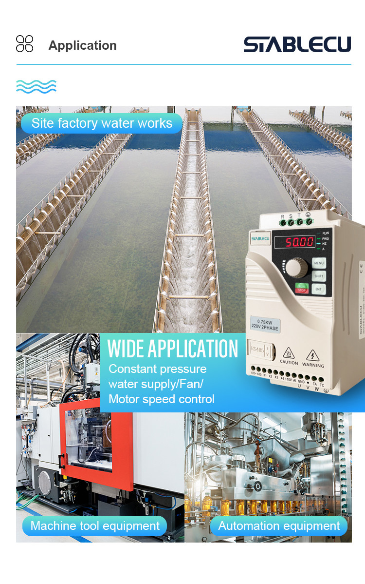Mini 220V 380V AC Drive VFD Frequency Inverter Motor Speed Controller